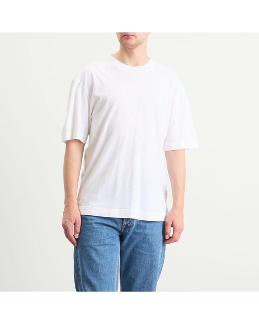 MHL by Margaret Howell White Simple T-Shirt for men