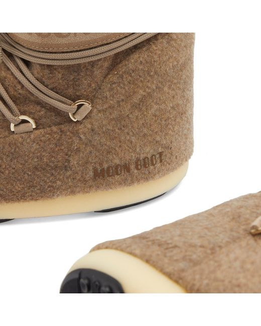 Moon Boot Brown Low Icon Felt