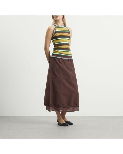 ALÉMAIS Yellow Clover Knit Top