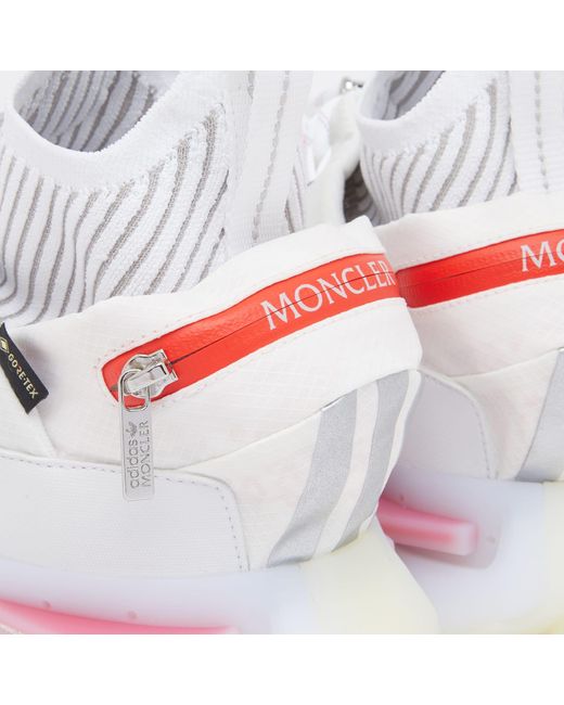 Moncler White X Adidas Originals Nmd Runner Sneakers