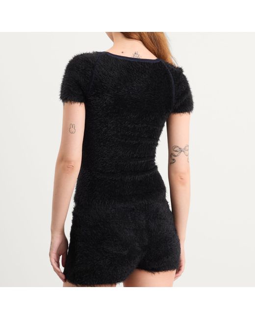 新品未着用MARNO Chloe knit tops black Peachy Den The Chloe Knit T-Shirt in Black | Lyst UK