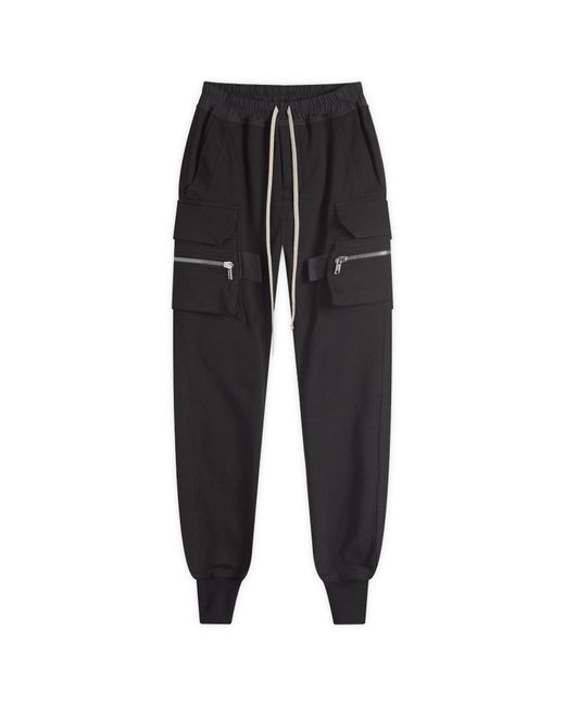 Rick Owens Black Mastodon Cargo Pants
