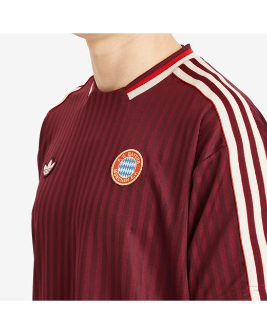 Adidas Red Fc Bayern Icon Jersey for men