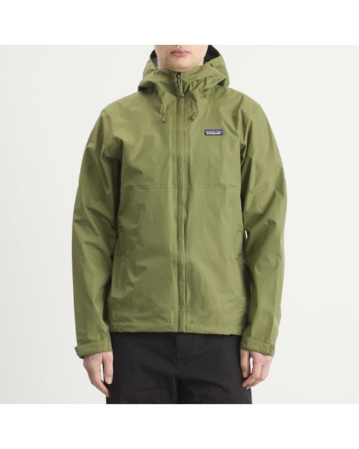 Patagonia Green Torrentshell 3L Rain Jacket for men