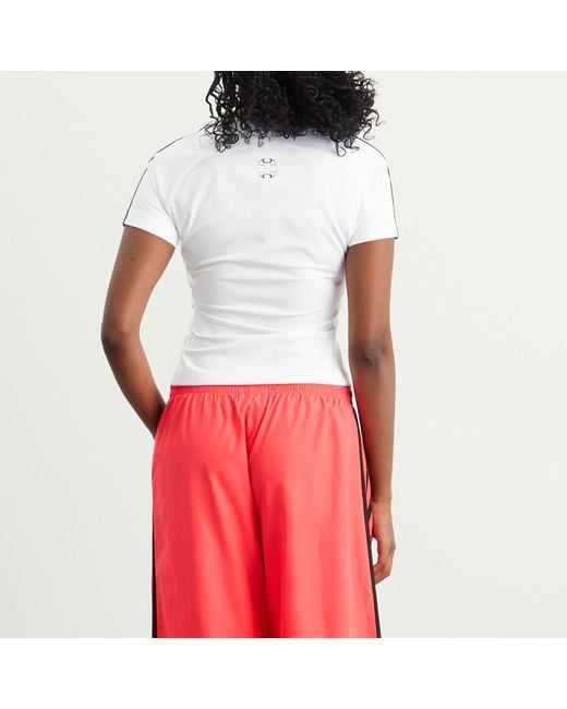 Adidas White Teamgeist Adicolor Slim Jersey