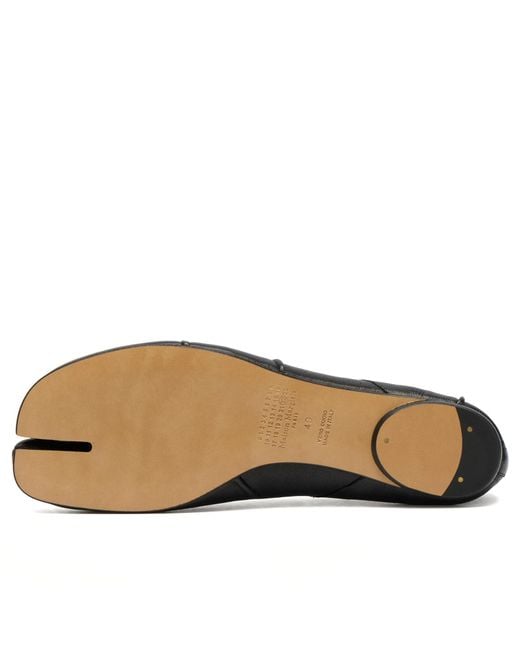 Maison Margiela Black Tabi Ballerinas