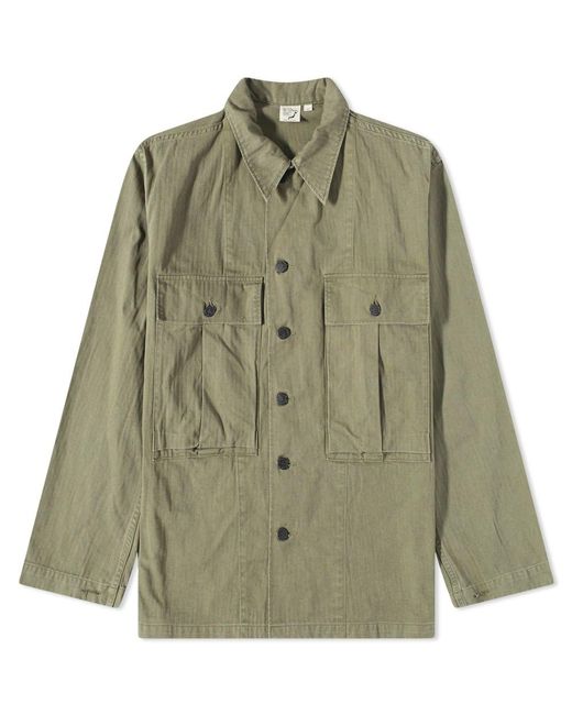 Orslow Us Army M-43 Hbt Jacket in Green for Men | Lyst