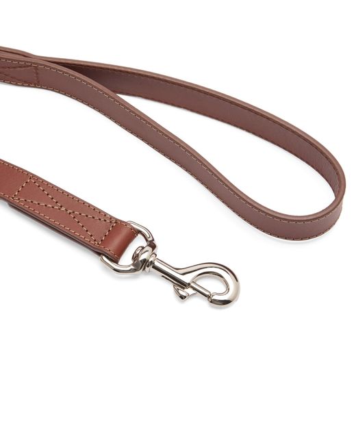 A.P.C. Red Leather Dog Lead for men