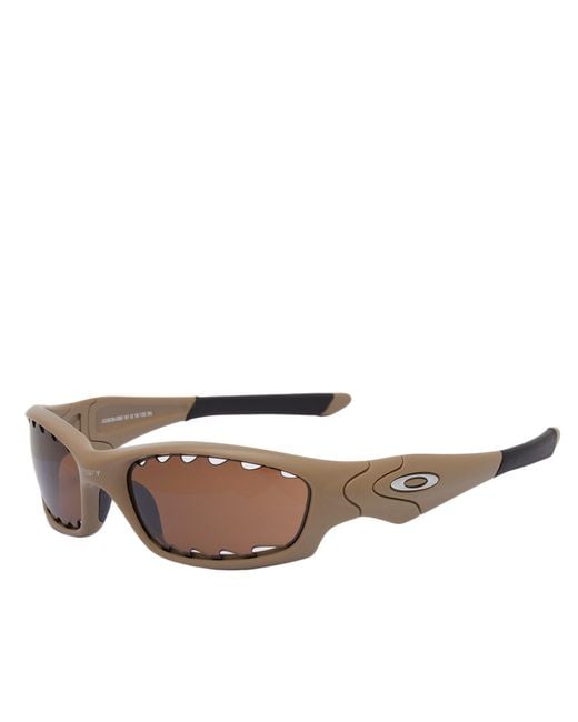 OAKLEY × SATISFY EYE JACKET PRIZM ブラウン Eye Jacket™ x Satisfy Prizm Black Lenses, Matte Rootbeer