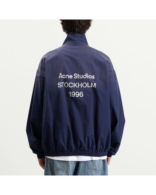 Acne Blue Olando Cotton Poplin Jacket for men