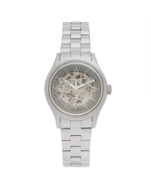 END. x Timex 'Skeleton' (Stainless Steel) | END. Launches