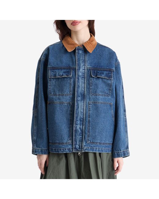 ジャケット Dunst UNISEX VINTAGE DENIM WORK JACKET Dunst - Unisex Vintage Denim Work jacket - UDJA5A115B2B2