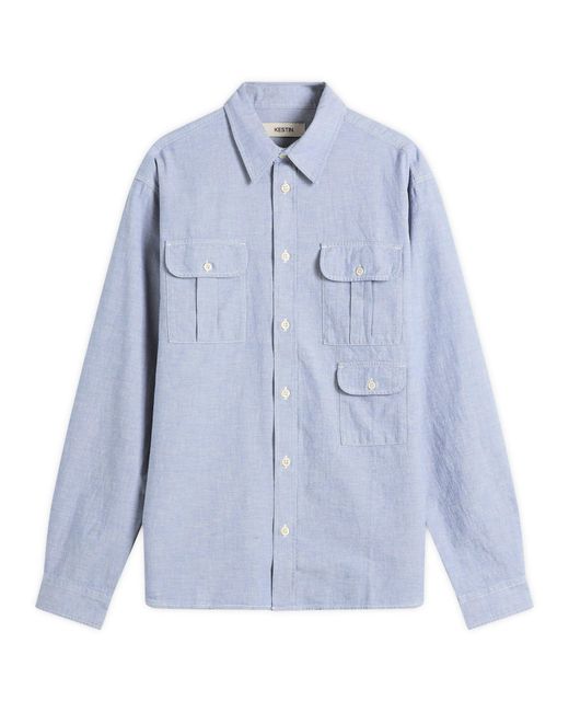 Kestin Blue Kinnaird Shirt for men