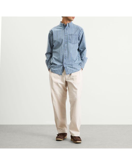 Dubbleware Blue Vintage B.D. Shirt for men