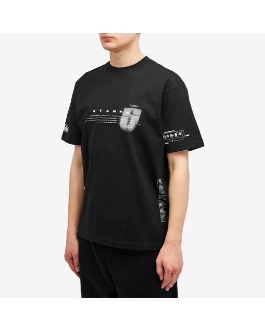 Stampd Black Aspen Transit Relaxed T-Shirt for men