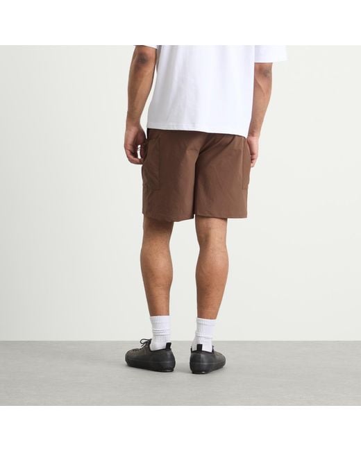 Mellow Clo Brown Forage Shorts for men