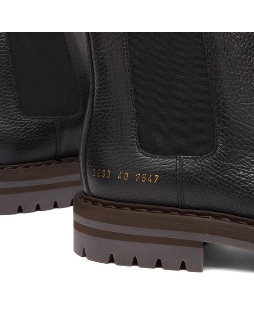 Common Projects Black By Common Projects Chelsea Boot