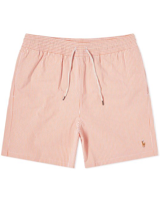 Polo Ralph Lauren Pink Striped Traveller Swim Shorts for men