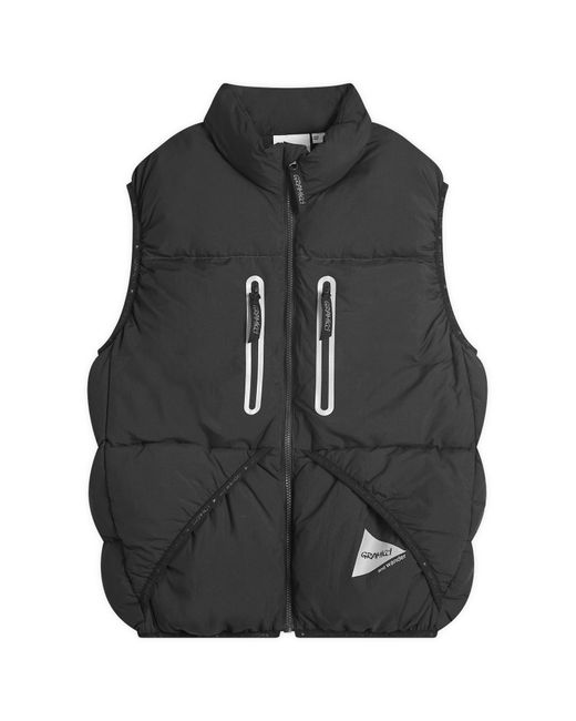 Gramicci Black X And Wander Down Vest for men