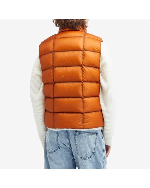 C.P. Company D.D Shell Down Vest in Orange for Men | Lyst