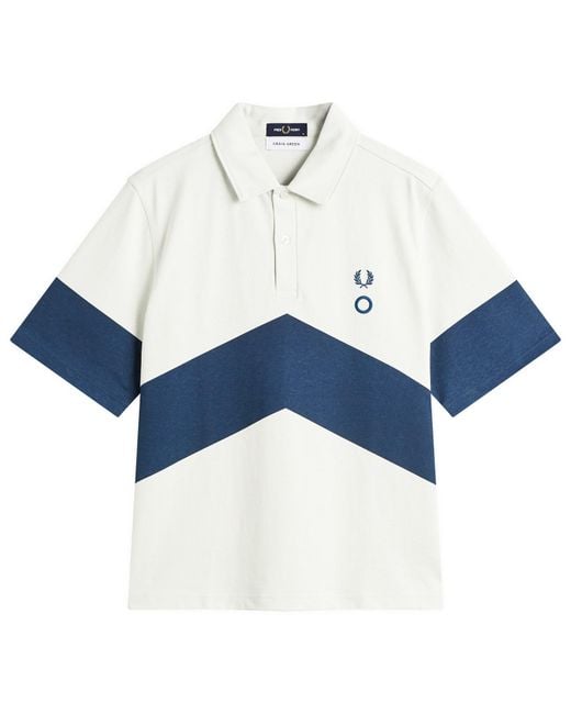 Fred Perry Blue X Craig Heavy Short Sleeve Polo Shirt for men