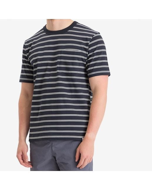 Norse Projects Blue Holger Sailor Stripe Pocket T-Shirt for men