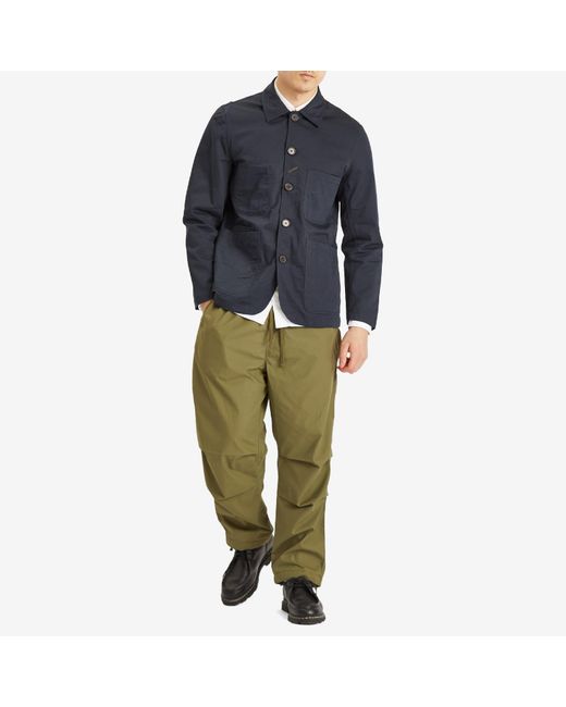 Universal Works Green Recycled Poly Tech Parachute Pant for men