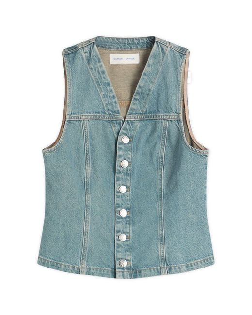 Samsøe & Samsøe Blue Sabeth Denim Vest