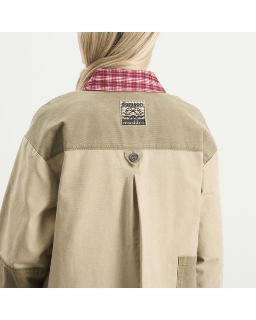 Damson Madder Green Marcelle Barn Jacket