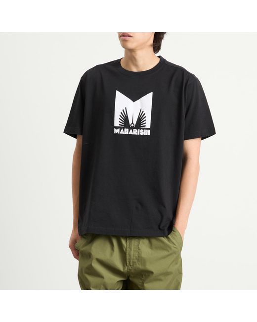 Maharishi Black Kung Fulery T-Shirt for men