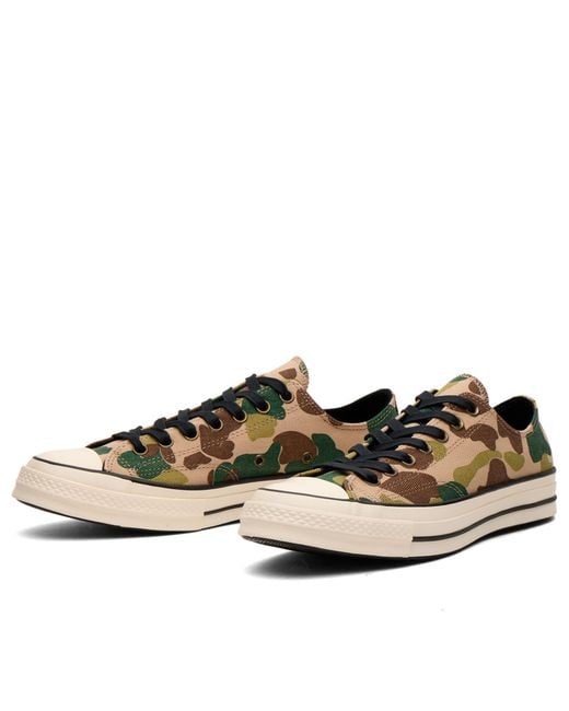 Converse Brown Chuck Taylor 1970S Hodgman Camo Ox Sneaker for men