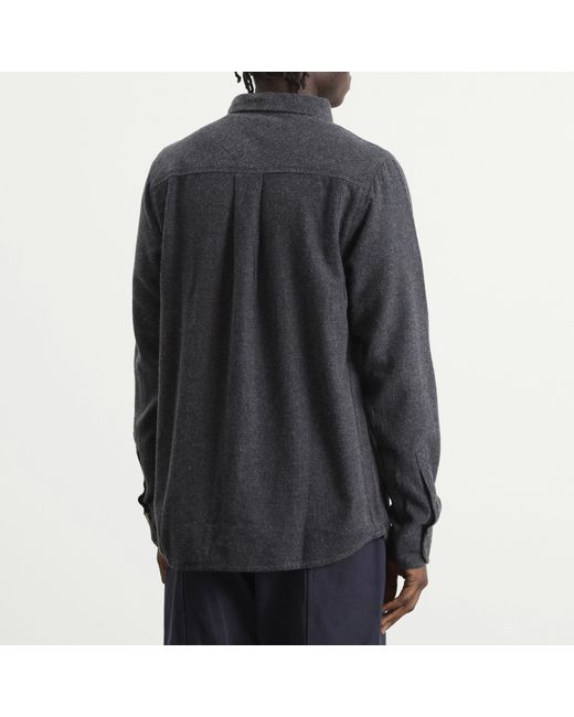 Kavu Gray Langley Flannel Overshirt for men