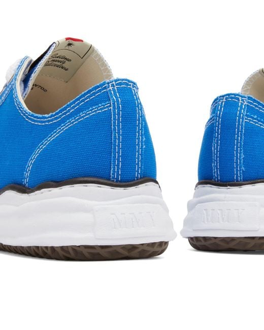 Maison Mihara Yasuhiro Blue Peterson Original Sole Canvas Low Sneakers for men