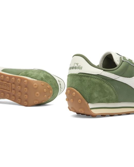 Diadora Green Rally Punched Sneaker for men