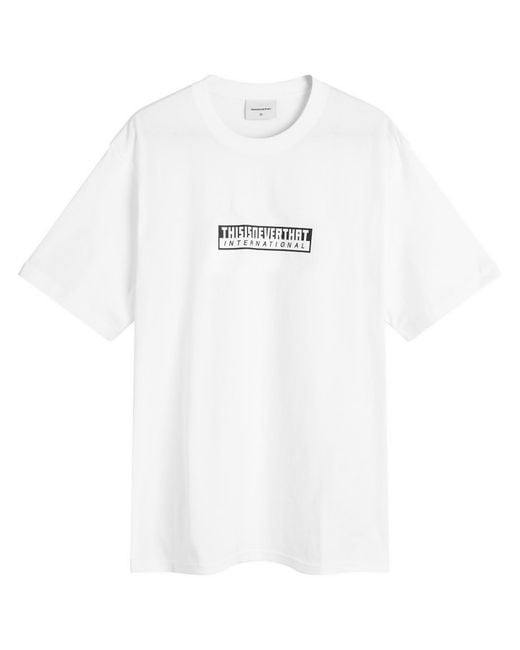 ★thisisneverthat★ TNT CHAMPS W Tee White TN251TTSST35WHT Champion TNT Track Tee – thisisneverthat® JP