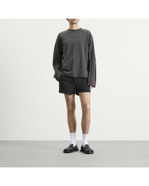 Entire studios Black Compact Shorts for men