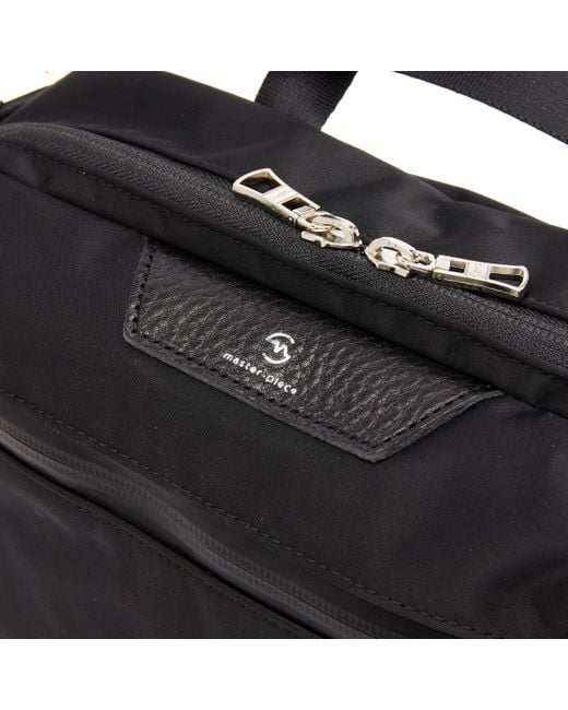Master Piece Black Progress Small Shoulder Bag