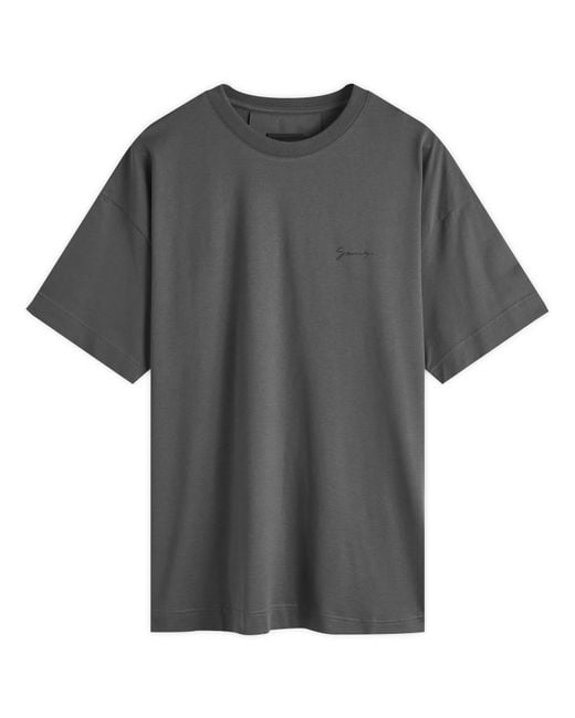 Givenchy Gray Baroque Crown T-Shirt for men