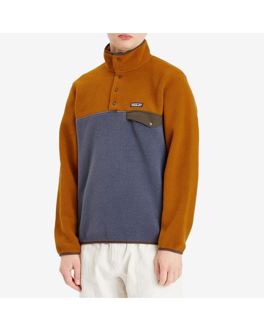 Patagonia Blue Lightweight Synchilla Snap-T Pullover for men