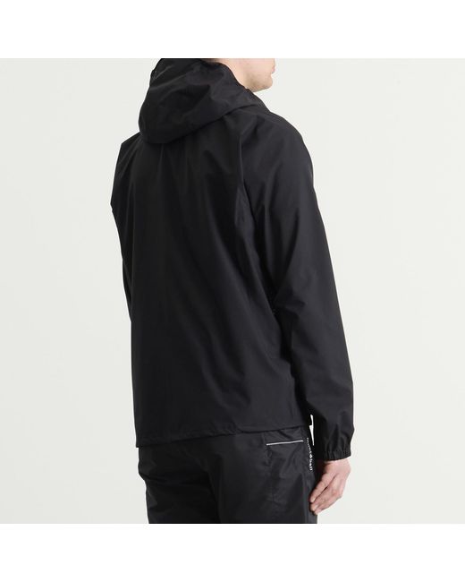 Montbell Black Drytec Lightweight Rain Jacket for men