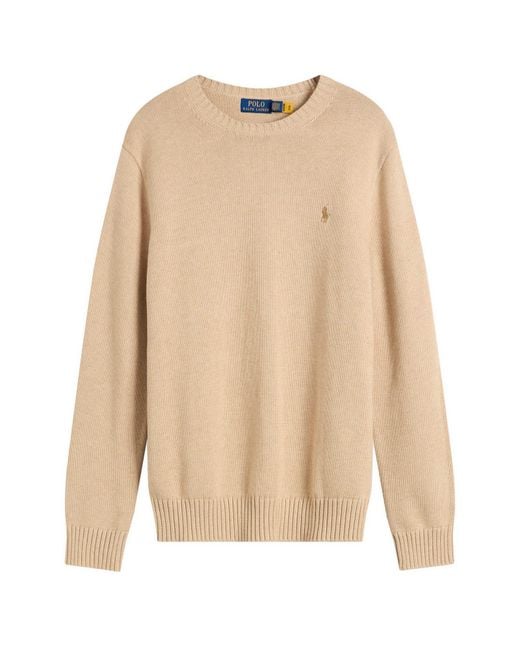 Polo Ralph Lauren Natural Cotton Knit Jumper for men