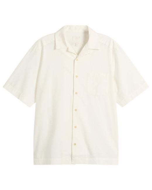 A.P.C. White Jude Vacation Shirt for men