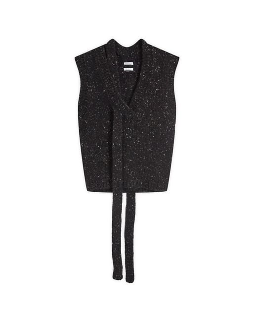 Saks Potts Black Rosemarie Vest