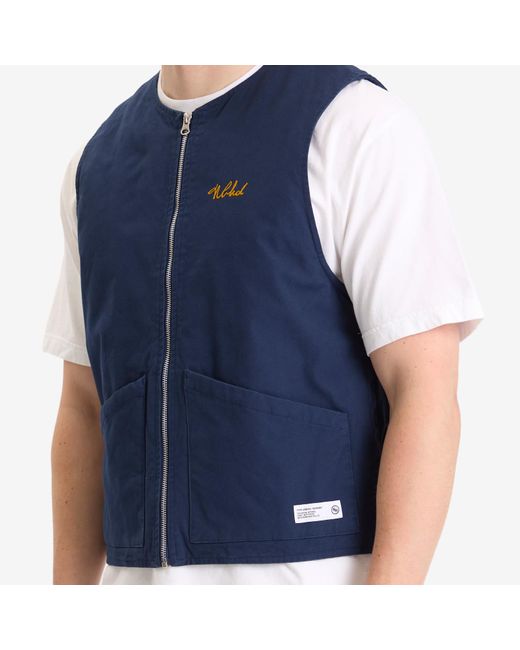 Neighborhood Padded Work Vest in Blue for Men | Lyst UK