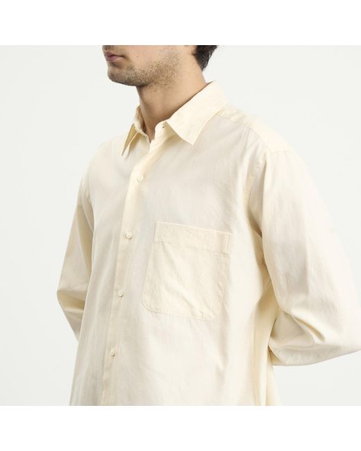 Kaptain Sunshine White Regular Collar Shirt for men