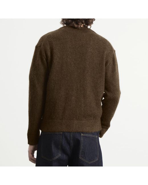 Second/Layer Brown Second Layer Chevy Cardigan for men