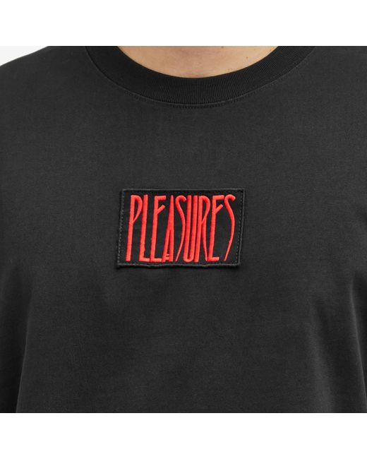 Pleasures Black Appreciation Heavyweight T-Shirt for men
