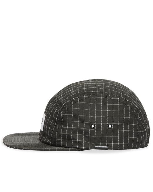 Neighborhood Black Reflective Jet Cap for men