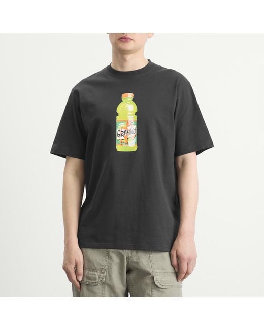 Gramicci Black Quencher T-Shirt for men