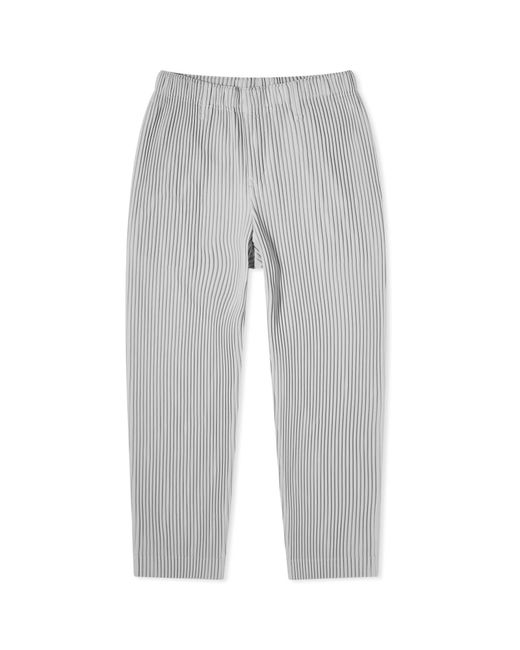 Homme Plissé Issey Miyake Gray Pleated Straight Leg Pant for men